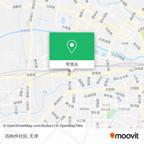 四构件社区地图