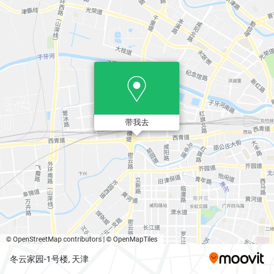 冬云家园-1号楼地图