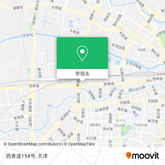 西青道154号地图