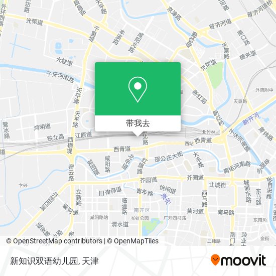 新知识双语幼儿园地图