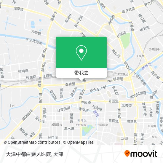 天津中都白癜风医院地图