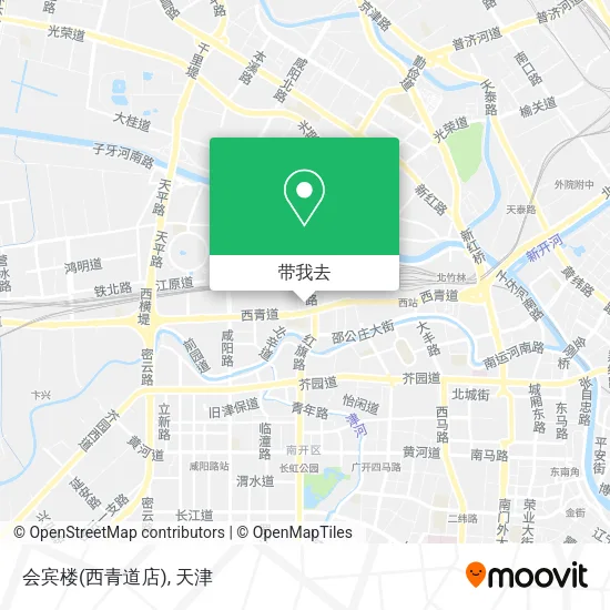 会宾楼(西青道店)地图