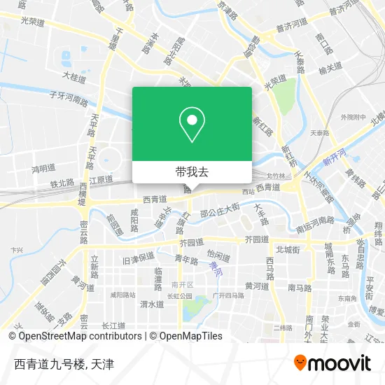 西青道九号楼地图