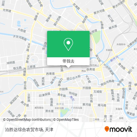 泊胜达综合农贸市场地图