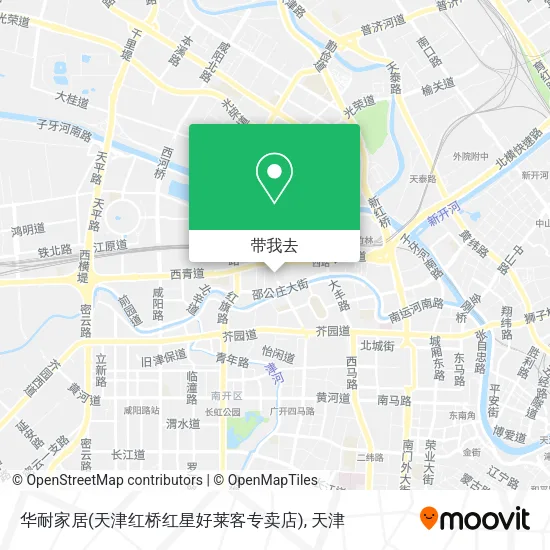华耐家居(天津红桥红星好莱客专卖店)地图