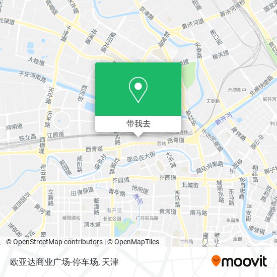 欧亚达商业广场-停车场地图