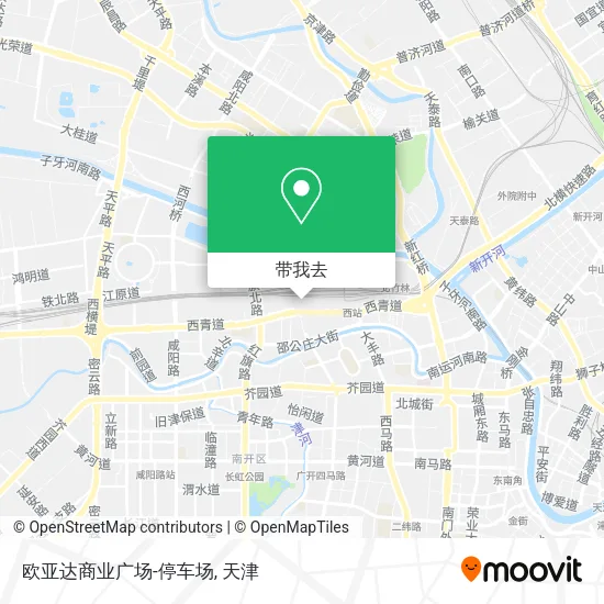 欧亚达商业广场-停车场地图