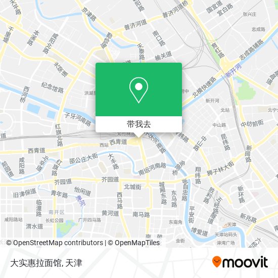 大实惠拉面馆地图