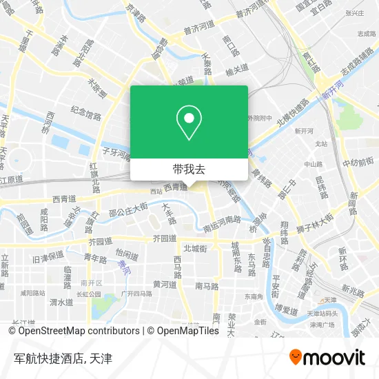 军航快捷酒店地图