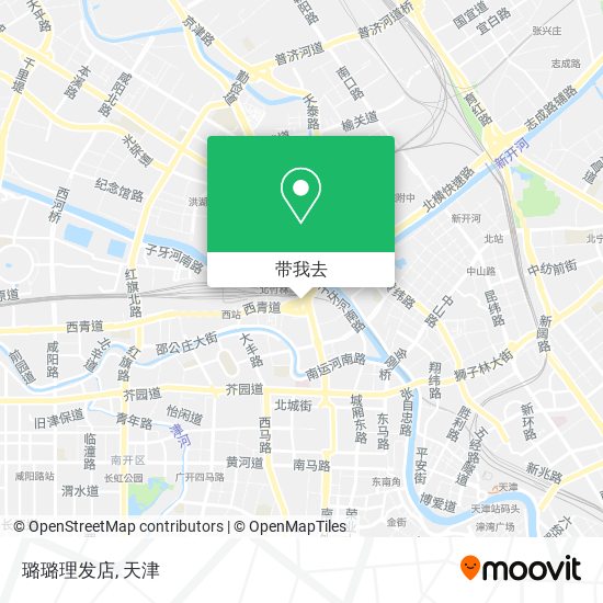 璐璐理发店地图