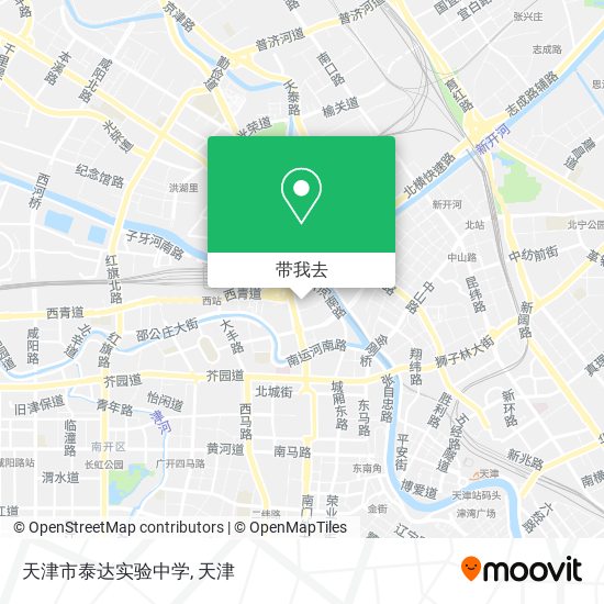 天津市泰达实验中学地图