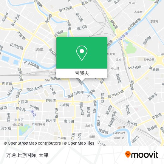 万通上游国际地图