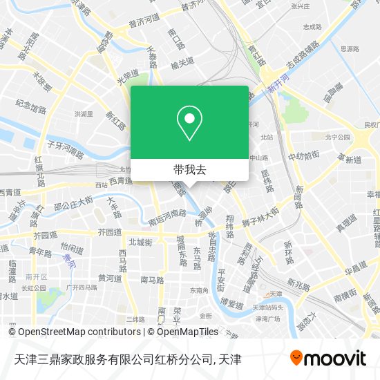 天津三鼎家政服务有限公司红桥分公司地图