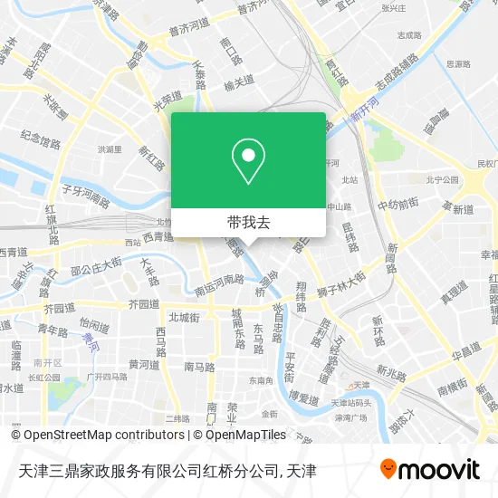 天津三鼎家政服务有限公司红桥分公司地图