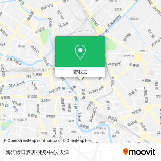 海河假日酒店-健身中心地图
