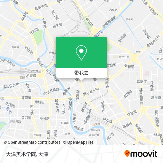 天津美术学院地图