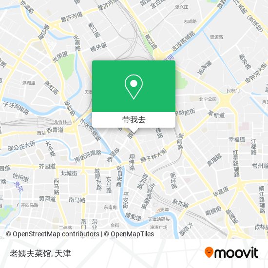 老姨夫菜馆地图