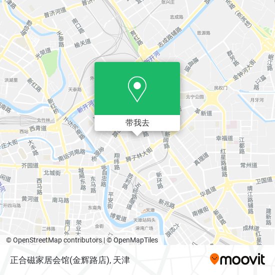 正合磁家居会馆(金辉路店)地图