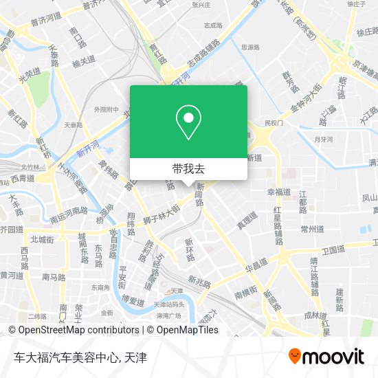 车大福汽车美容中心地图