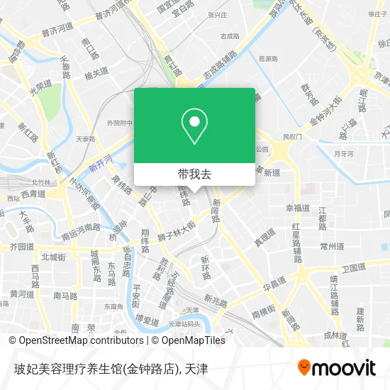 玻妃美容理疗养生馆(金钟路店)地图