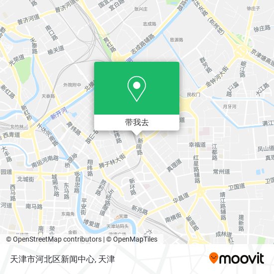 天津市河北区新闻中心地图