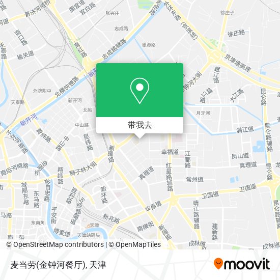 麦当劳(金钟河餐厅)地图