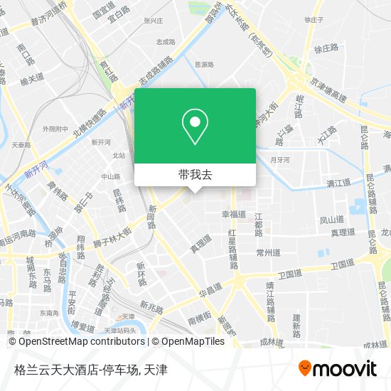 格兰云天大酒店-停车场地图
