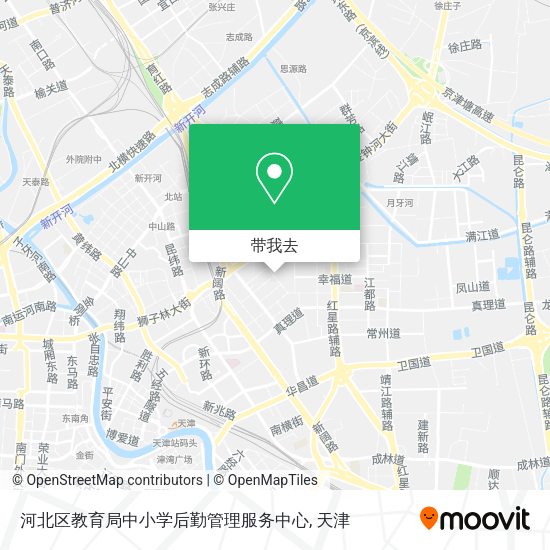 河北区教育局中小学后勤管理服务中心地图