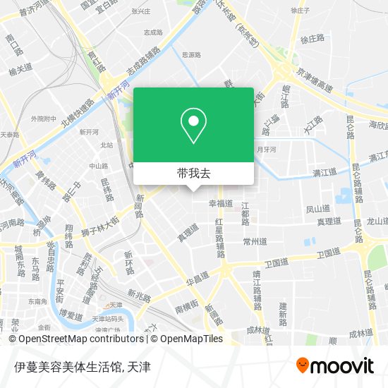 伊蔓美容美体生活馆地图
