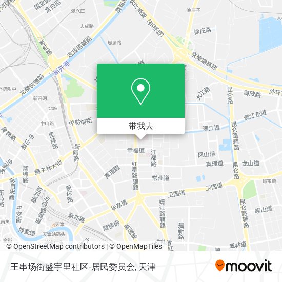 王串场街盛宇里社区-居民委员会地图