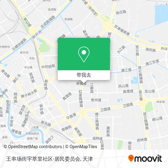 王串场街宇萃里社区-居民委员会地图