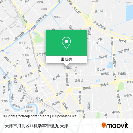 天津市河北区非机动车管理所地图