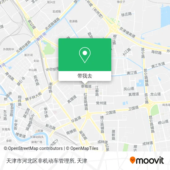天津市河北区非机动车管理所地图