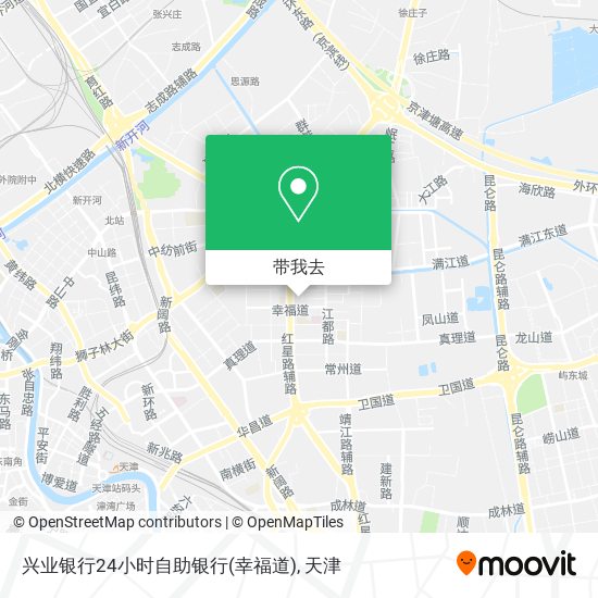 兴业银行24小时自助银行(幸福道)地图