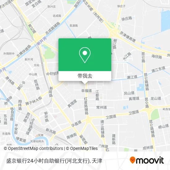 盛京银行24小时自助银行(河北支行)地图