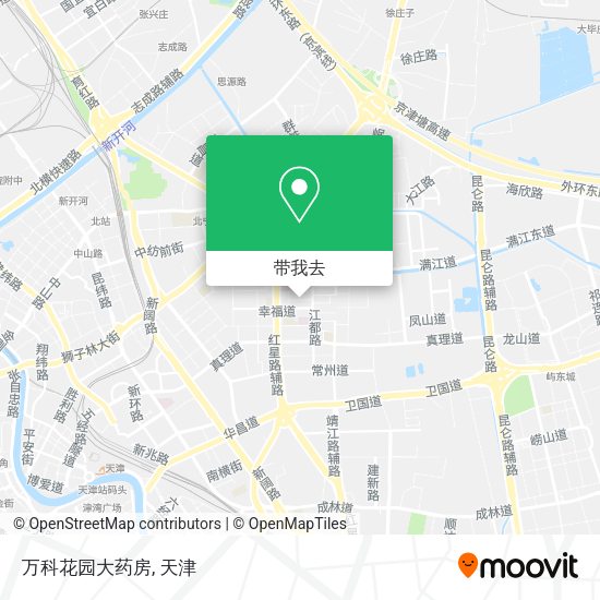 万科花园大药房地图