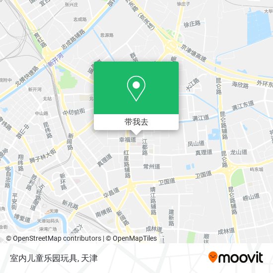 室内儿童乐园玩具地图