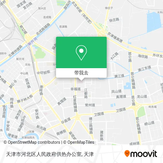 天津市河北区人民政府供热办公室地图