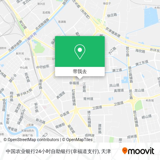 中国农业银行24小时自助银行(幸福道支行)地图