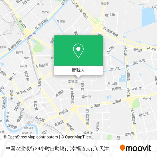 中国农业银行24小时自助银行(幸福道支行)地图