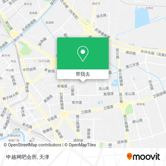 申越网吧会所地图