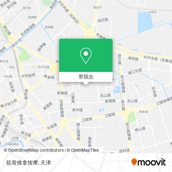 筋骨推拿按摩地图