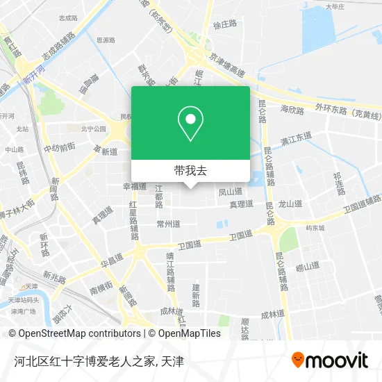 河北区红十字博爱老人之家地图