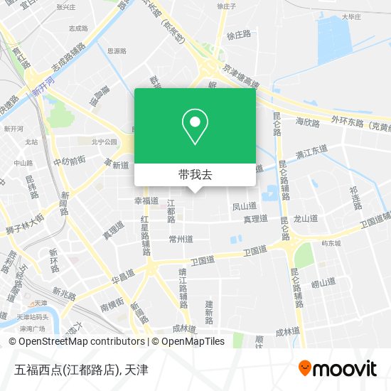 五福西点(江都路店)地图