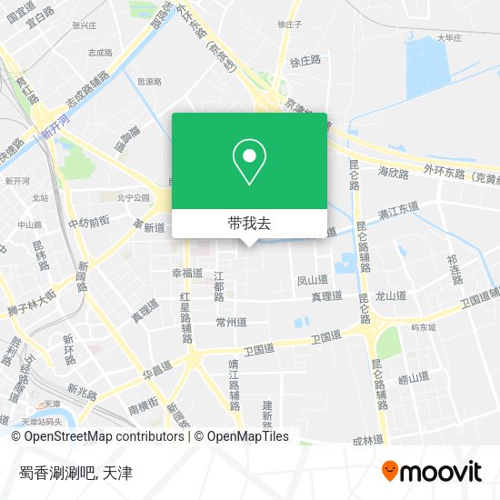 蜀香涮涮吧地图