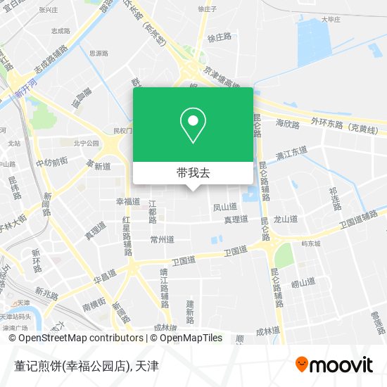 董记煎饼(幸福公园店)地图