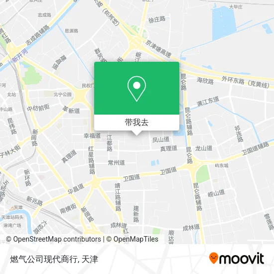 燃气公司现代商行地图