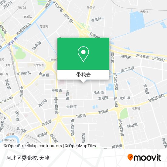 河北区委党校地图