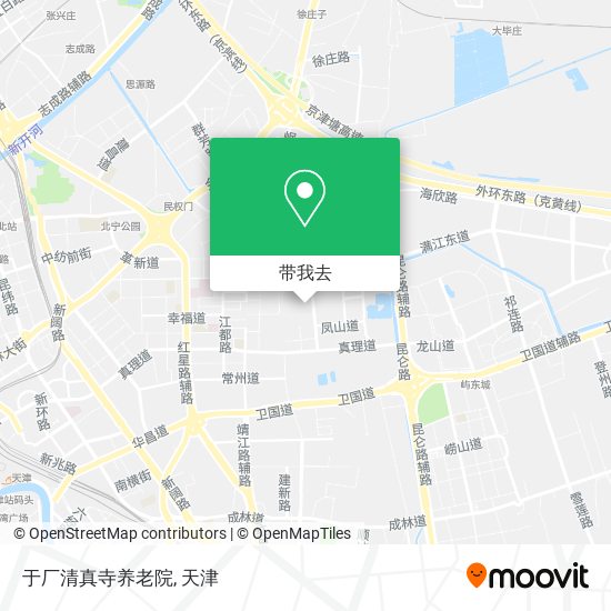于厂清真寺养老院地图
