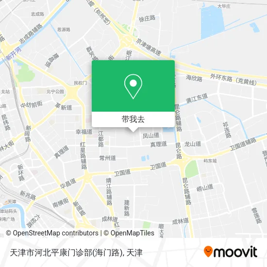 天津市河北平康门诊部(海门路)地图